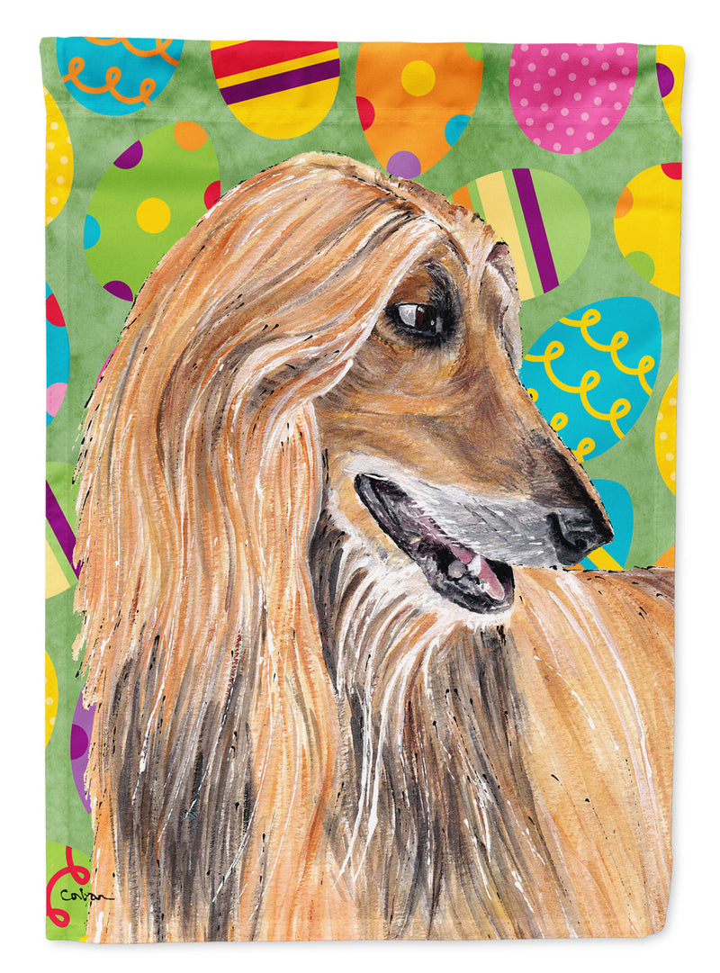 Afghan Hound Easter Eggtravaganza Flag Garden Size SC9500GF