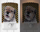 Border Terrier  Candy Corn Halloween Ceramic Night Light SC9529CNL