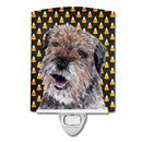 Border Terrier  Candy Corn Halloween Ceramic Night Light SC9529CNL