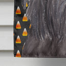 Brussels Griffon  Candy Corn Halloween House Flag 28x40 Porch Sleeve Pole Decorative Outside Yard Banner Artwork Wall Hanging, Polyester