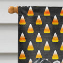 Chinese Crested Candy Corn Halloween House Flag 28x40 Porch Sleeve Pole Decorative Outside Yard Banner Artwork Wall Hanging, Polyester
