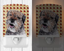 Border Terrier Fall Leaves Ceramic Night Light SC9543CNL