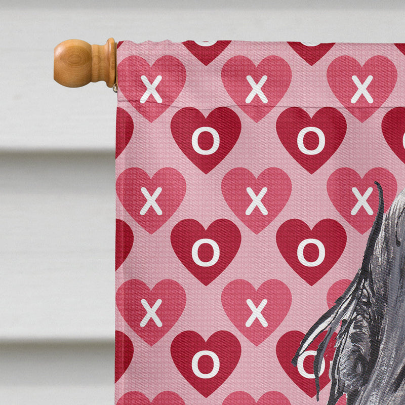 English Cocker Spaniel Valentine's Love Flag Canvas House Size