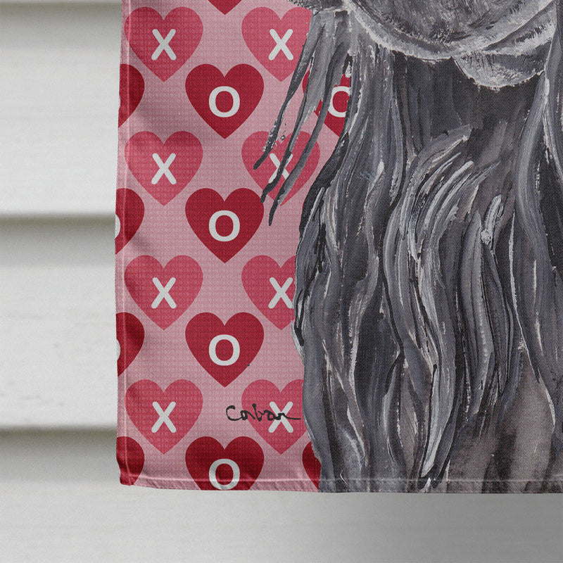 English Cocker Spaniel Valentine's Love Flag Canvas House Size