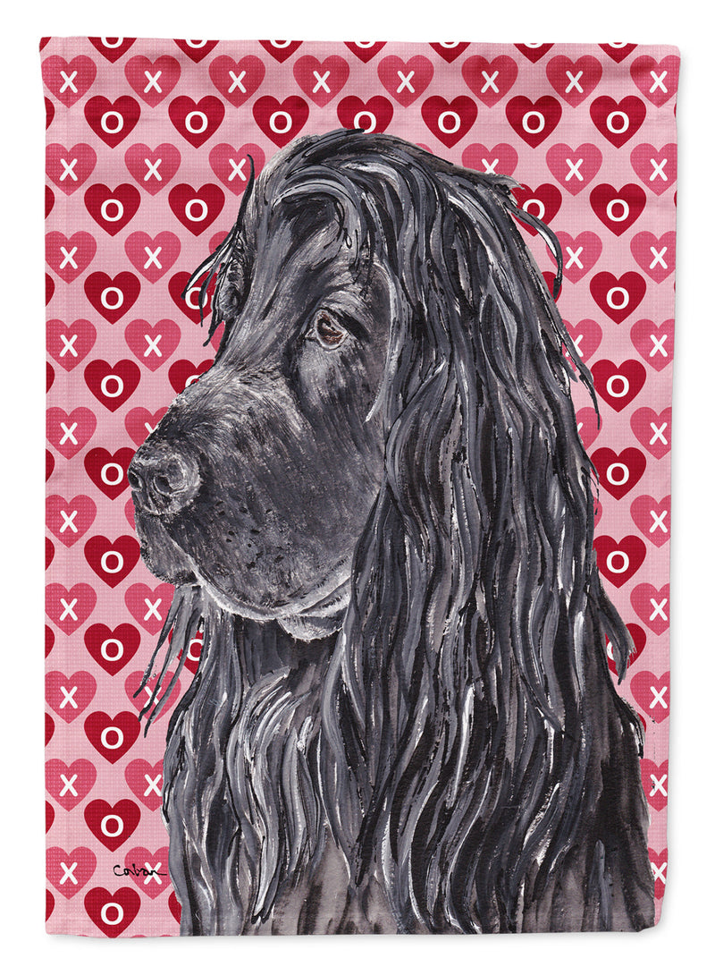 English Cocker Spaniel Valentine's Love Flag Canvas House Size