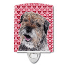 Border Terrier Hearts and Love Ceramic Night Light SC9557CNL