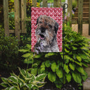 Border Terrier Valentine's Love Garden Flag – Decorative Outdoor Yard Flag