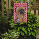 Brussels Griffon Valentine's Love Garden Flag – Decorative Outdoor Yard Flag