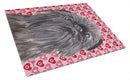 Brussels Griffon Valentine's Love Glass Cutting Boards – Durable, Decorative Kitchen Art Large