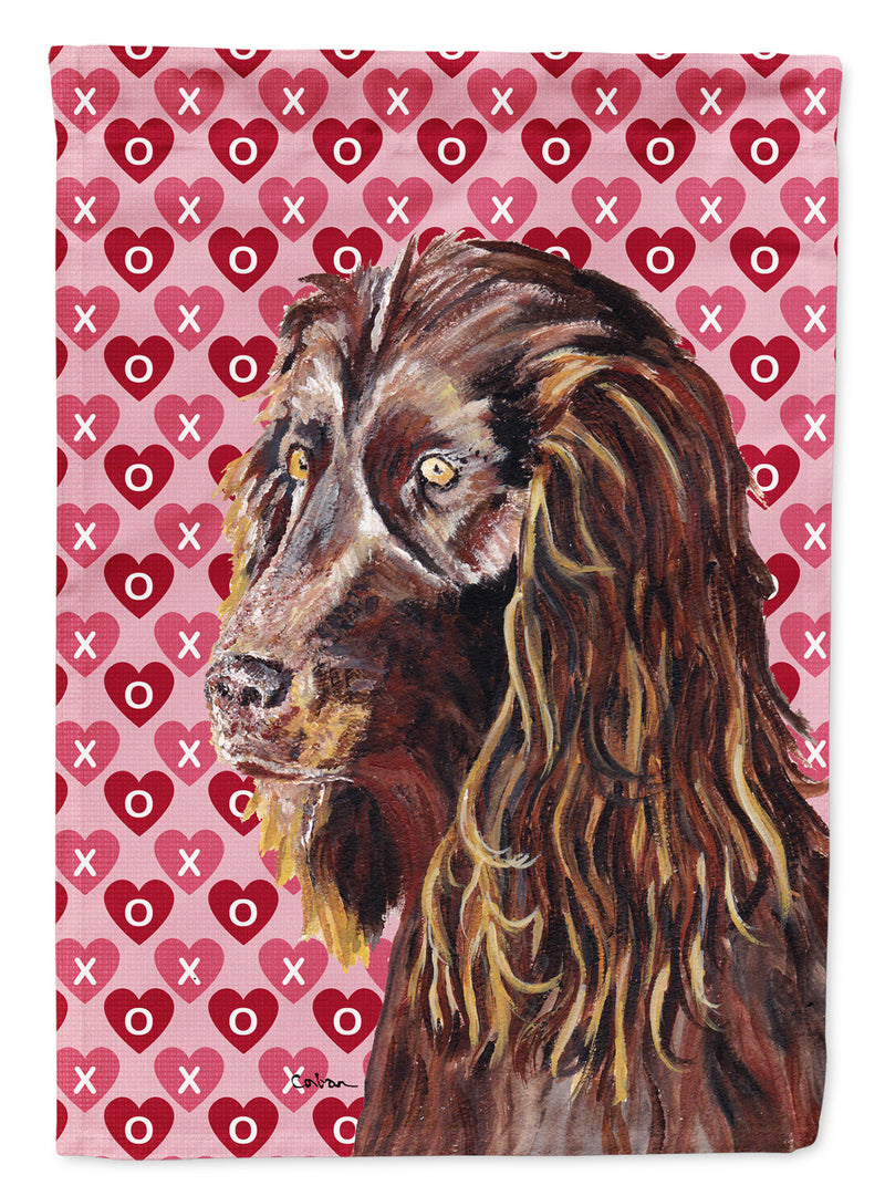 Boykin Spaniel Valentine's Love Flag Garden Size