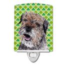 Border Terrier Lucky Shamrock St. Patrick's Day Ceramic Night Light SC9571CNL
