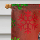 Irish Setter Red Snowflakes Holiday House Flag 28x40 Porch Sleeve Pole Decorative Outside Yard Banner Artwork Wall Hanging, Polyester