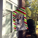 Border Terrier Candy Cane Christmas Flag Canvas House Size