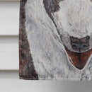 Bull Terrier Candy Cane Christmas House Flag 28x40 Porch Sleeve Pole Decorative Outside Yard Banner Artwork Wall Hanging, Polyester