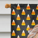 Shar Pei Candy Corn Halloween House Flag 28x40 Porch Sleeve Pole Decorative Outside Yard Banner Artwork Wall Hanging, Polyester