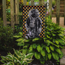 Black Standard Poodle Candy Corn Halloween Garden Flag – Decorative Outdoor Yard Flag SC9650GF