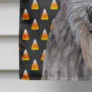Scottish Deerhound Candy Corn Halloween House Flag 28x40 Porch Sleeve Pole Decorative Outside Yard Banner Artwork Wall Hanging, Polyester