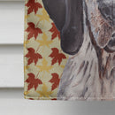 Blue Tick Coonhound Fall Leaves Flag Canvas House Size SC9673CHF