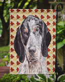 Blue Tick Coonhound Fall Leaves Garden Flag - Outdoor Decorative Yard Flag SC9673GF