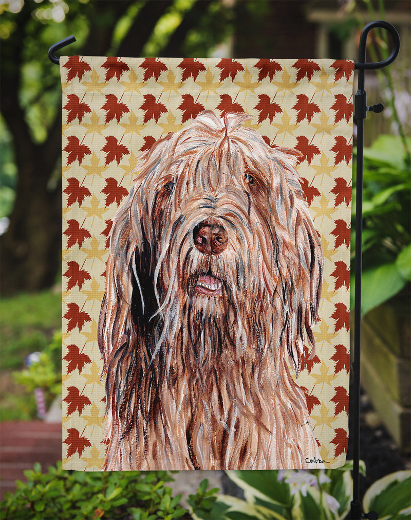 Otterhound Fall Leaves Flag Garden Size SC9685GF