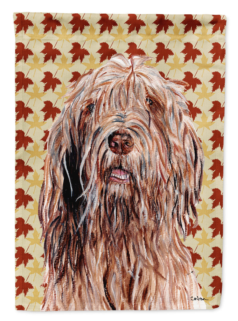 Otterhound Fall Leaves Flag Garden Size SC9685GF