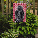 Black Standard Poodle Hearts and Love Garden Flag – Decorative Outdoor Yard Flag SC9698GF