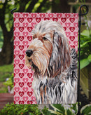 Otterhound Hearts and Love Garden Flag – Decorative Outdoor Yard Flag SC9708GF