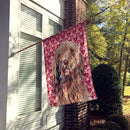 Otterhound Hearts and Love Flag Canvas House Size SC9709CHF