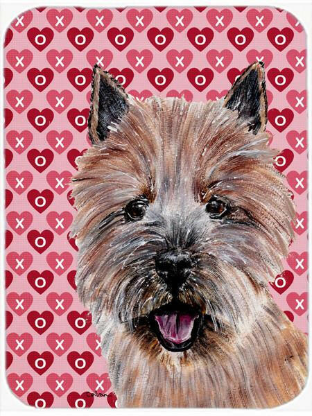 Norwich Terrier Hearts and Love Glass Cutting Boards – Durable, Decorative Kitchen Art Large Size SC9710LCB