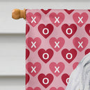 Havanese Hearts and Love Flag Canvas House Size SC9713CHF