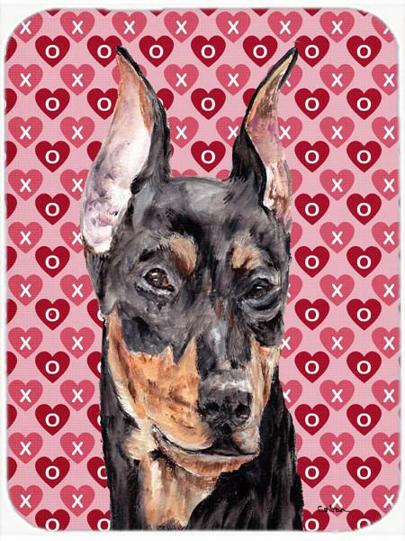 German Pinscher Hearts and Love Glass Cutting Boards – Durable, Decorative Kitchen Art Large Size SC9716LCB