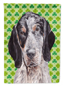 Blue Tick Coonhound Lucky Shamrock St. Patrick's Day Flag Canvas House Size SC9721CHF