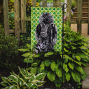 Black Standard Poodle Lucky Shamrock St. Patrick's Day Garden Flag - Outdoor Decorative Yard Flag SC9722GF