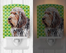 Otterhound Lucky Shamrock St. Patrick's Day Ceramic Night Light Compact, UL-Certified, Ideal for Bedroom, Bathroom, Nursery, Hallway, Kitchen, 6x4x3, Multicolor