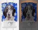 Blue Tick Coonhound Winter Snowflakes Ceramic Night Light SC9769CNL
