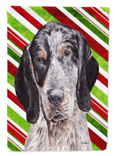 Blue Tick Coonhound Candy Cane Christmas Garden Flag - Outdoor Decorative Yard Flag SC9793GF