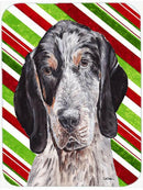 Blue Tick Coonhound Candy Cane Christmas Glass Cutting Boards – Durable, Decorative Kitchen Art Large Size SC9793LCB