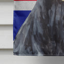 Doberman with English Union Jack British Flag House Flag 28x40 Porch Sleeve Pole Decorative Outside Yard Banner Artwork Wall Hanging, Polyester