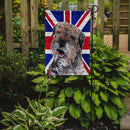 Border Terrier with Engish Union Jack British Flag Garden Flag - Outdoor Decorative Yard Flag SC9865GF
