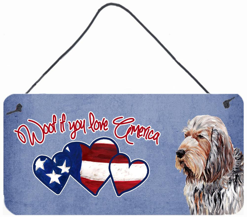 Woof if you love America Otterhound Wall or Door Hanging Prints SC9908DS612