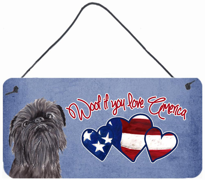 Woof if you love America Brussels Griffon Wall or Door Hanging Prints