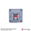 CUSTOMIZABLE APOLLO SINGLE SWITCH PANEL