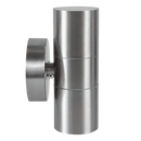SCS06 LED Stainless Steel Cylinder Up Down Light 2 Directional Sconce Lighting 12V Low Voltage