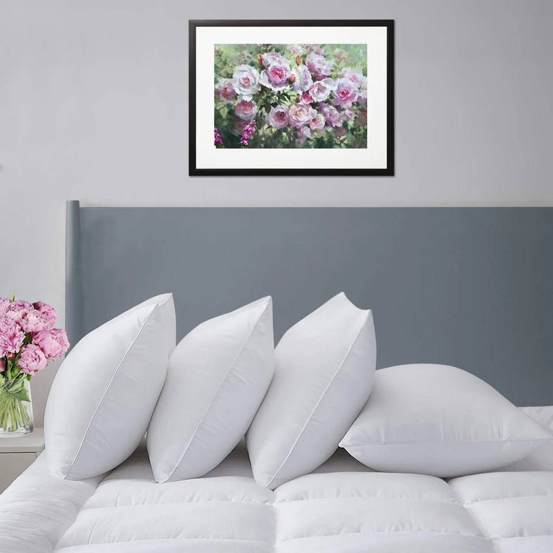 Set of 4 - Standard size Down Alternative Pillows - Machine Washable, photo 2 of 3
