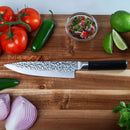 8" Hammered Chef Knife by Swiss Diamond