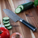 7" Hammered Santoku Knife by Swiss Diamond