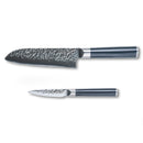 Hammered Santoku Paring Set by Swiss Diamond