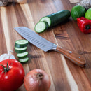 7" Damascus Santoku Knife by Swiss Diamond