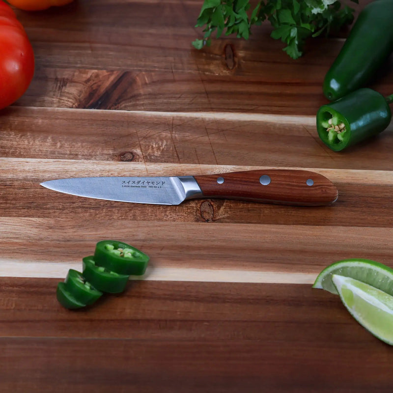 4" Damascus Paring Knife, photo 3 of 4