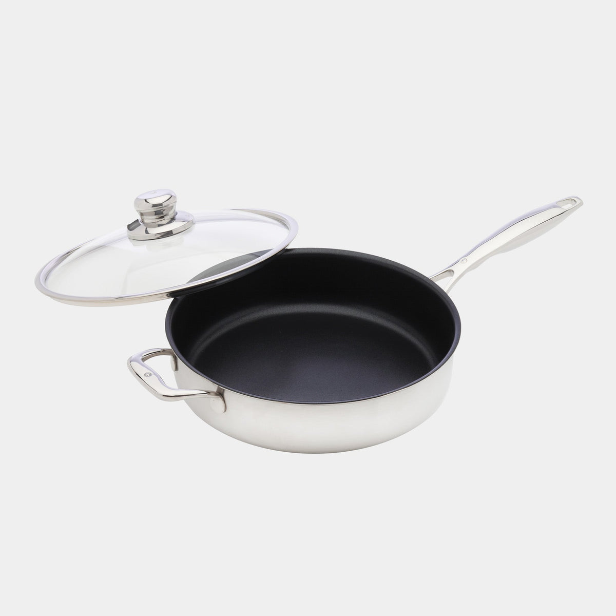 Nonstick Clad Saute Pan with Glass Lid - Induction, photo 4 of 5